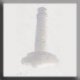 12287 Glass Treasures-Lighthouse 17/10.5mm Matte Crystal (Qty. 1) THUMBNAIL